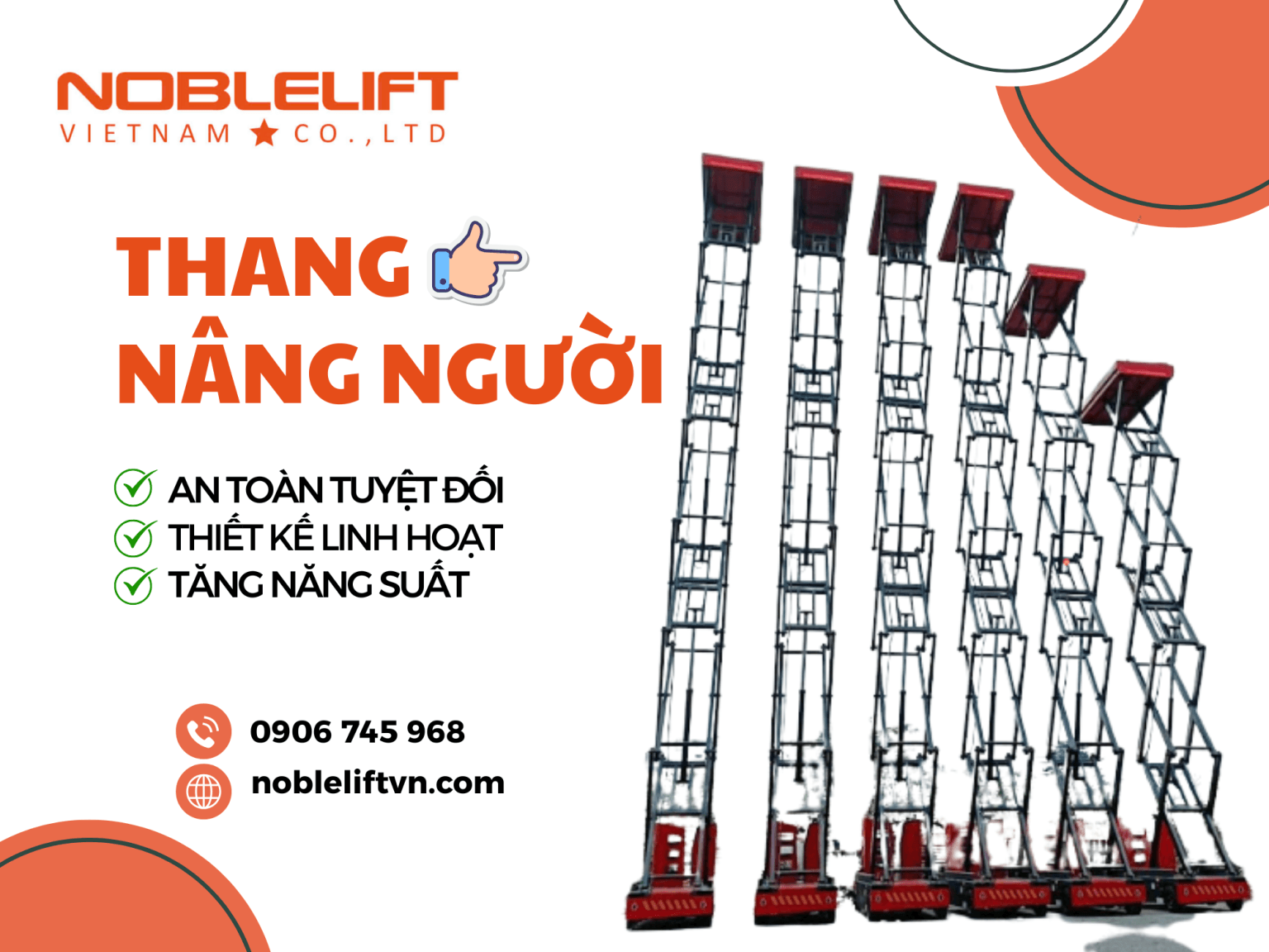 Thang nâng người – Giải pháp an toàn cho công trình!