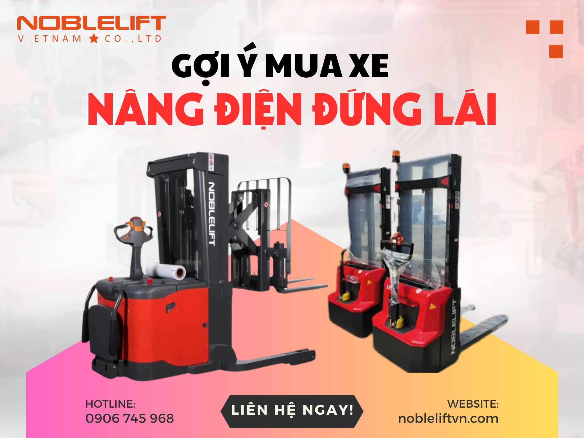 Gợi Ý Mua Xe Nâng Điện Đứng Lái Cho Kho Hàng Trần Thấp, Hẹp
