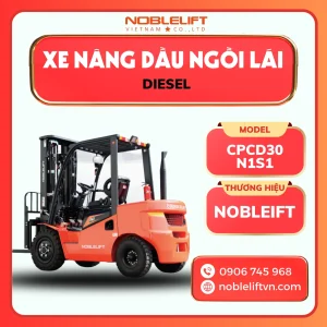 Xe Nâng Dầu Ngồi Lái 3000kg CPCD30-N1S1 Noblelift