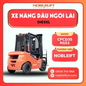 Xe Nâng Dầu Ngồi Lái 3500kg CPCD35-N1S1 Noblelift