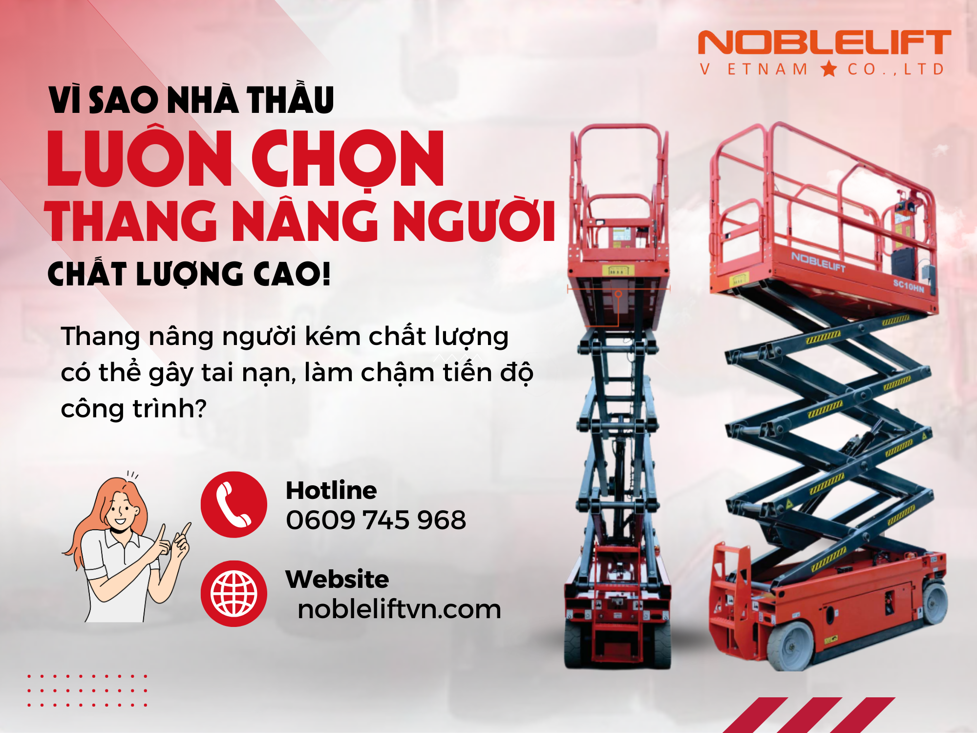 Vì Sao Nhà Thầu Chuyên Nghiệp Luôn Ưu Tiên Đầu Tư Thang Nâng Người Chất Lượng?