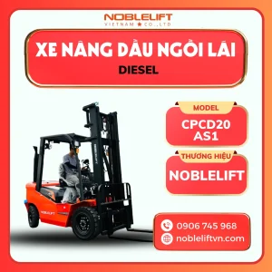 Xe Nâng Dầu Ngồi Lái 2000kg CPCD20-AS1 Noblelift