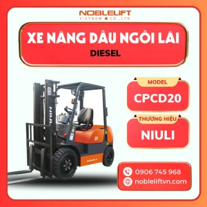 Xe Nâng Dầu Ngồi Lái 2000kg CPCD20 NIULI