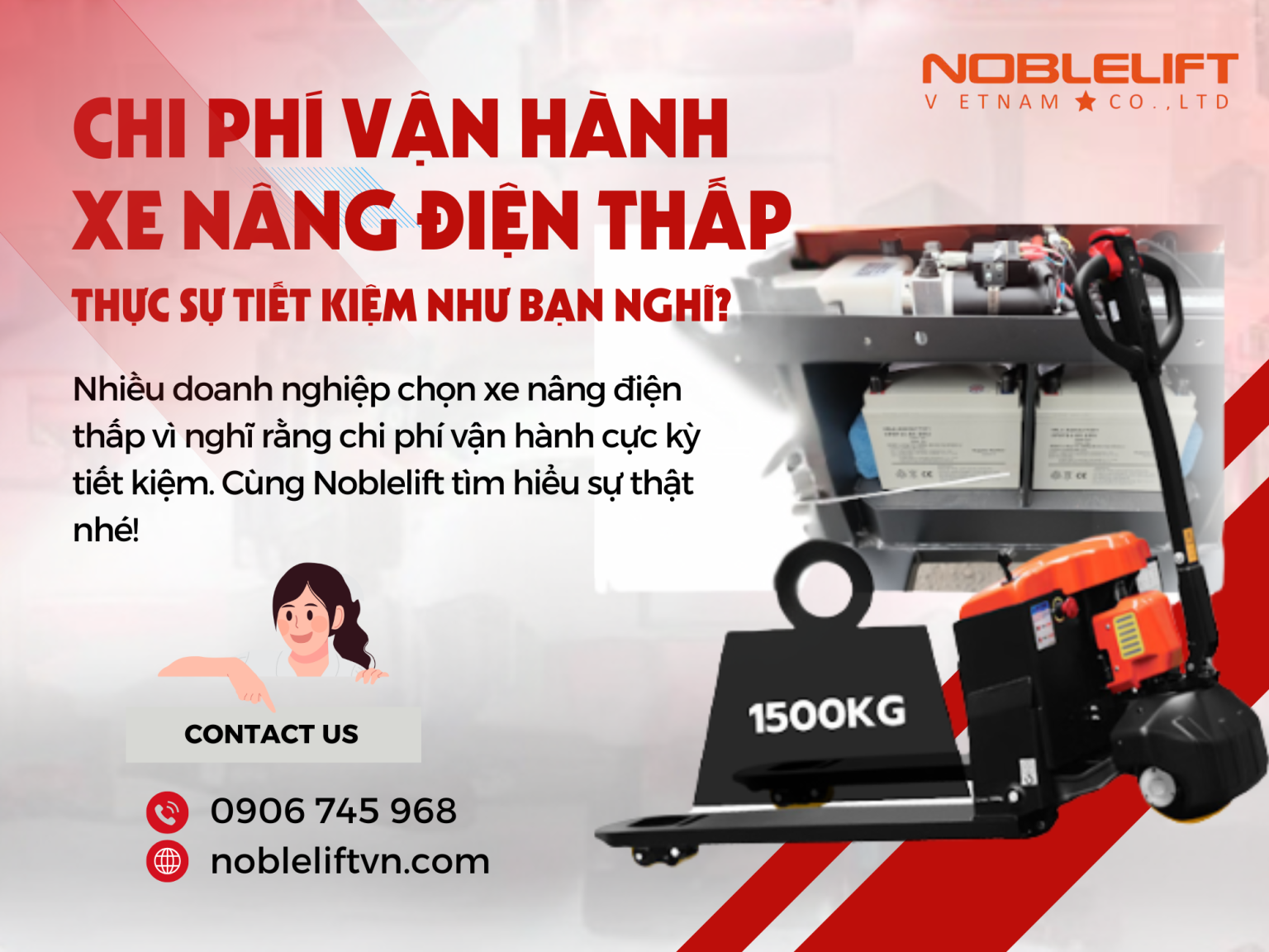 Chi Phí Vận Hành Xe Nâng Điện Thấp Có Thật Sự Tiết Kiệm Như Bạn Nghĩ?