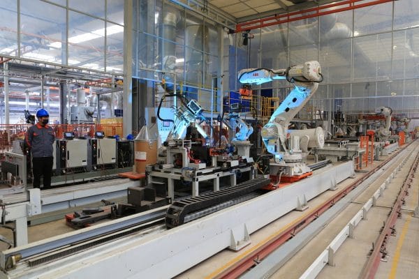 Không gian sản xuất tại nhà máy Noblelift