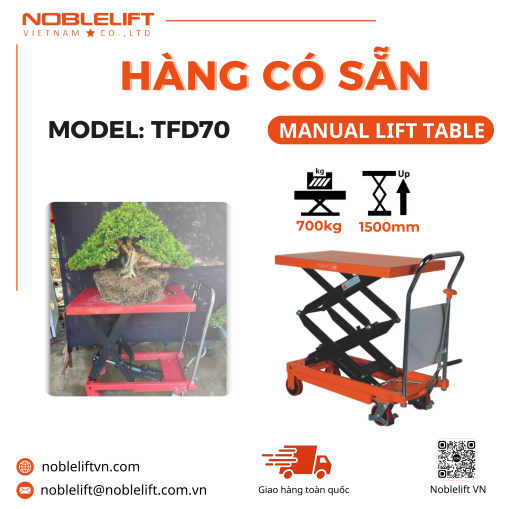 Xe nâng mặt bàn Noblelift TFD70