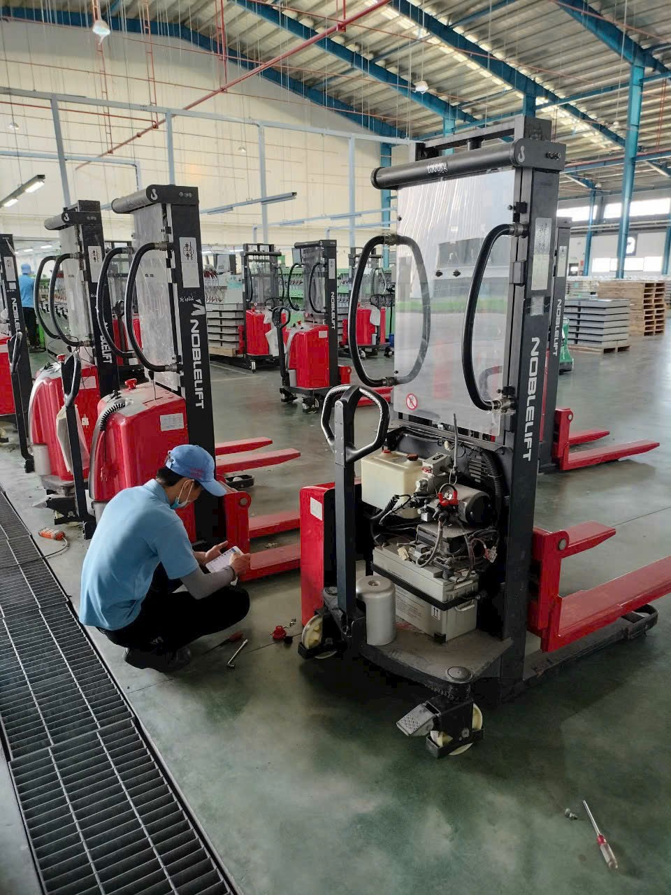 Quy trình kiểm tra bảo trì xe nâng Noblelift tại Việt Nam