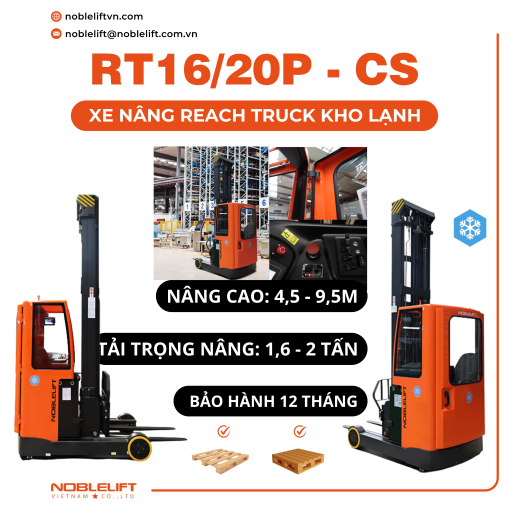 Xe nâng Reach Truck 2 tấn RT16/20P-CS