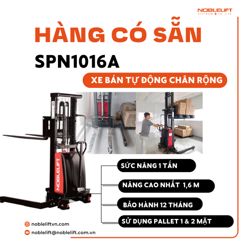 XE BÁN TỰ ĐỘNG CHÂN RỘNG SPN1016A