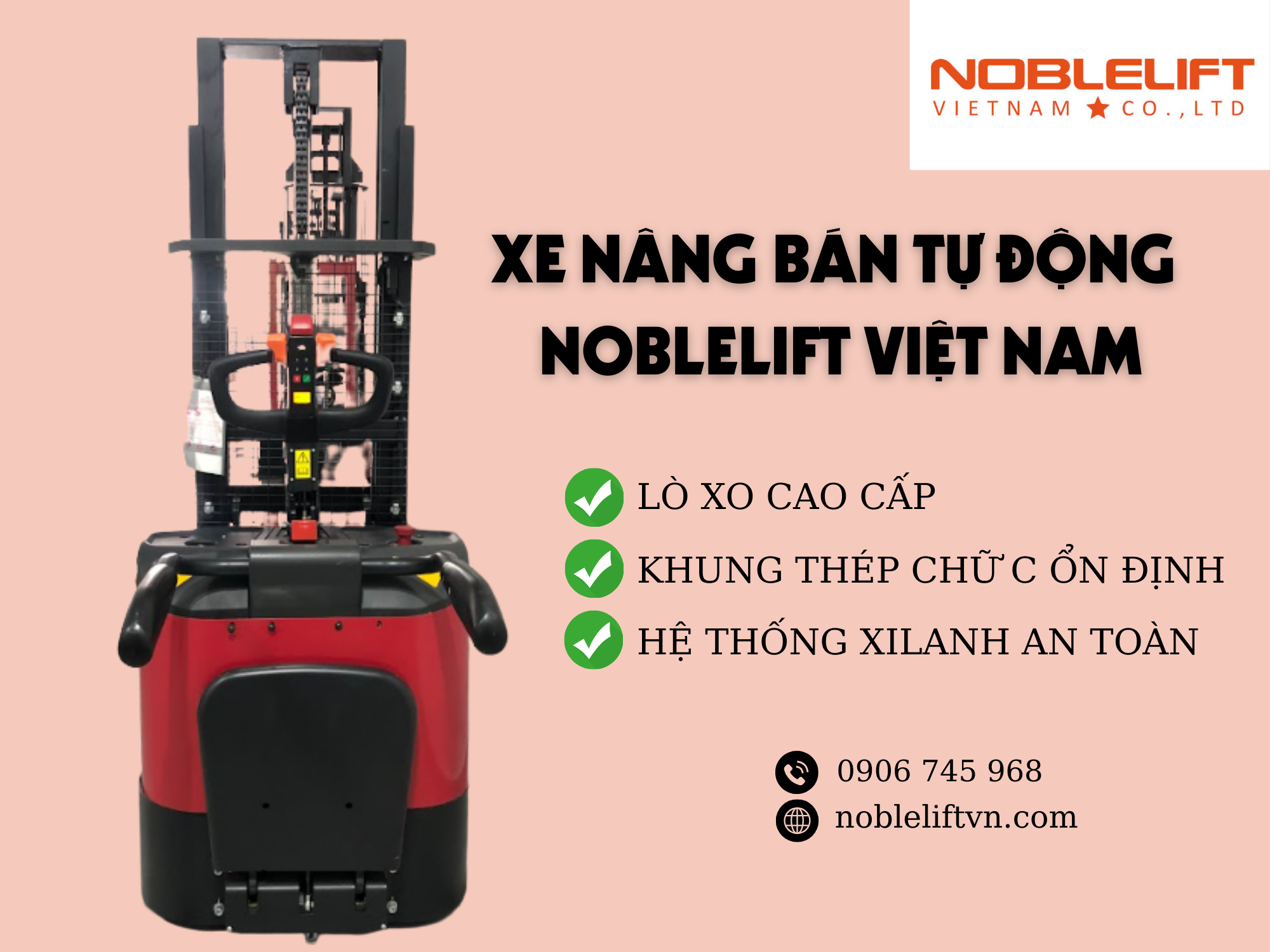 Lợi ích vượt trội khi đầu tư xe nâng bán tự động
