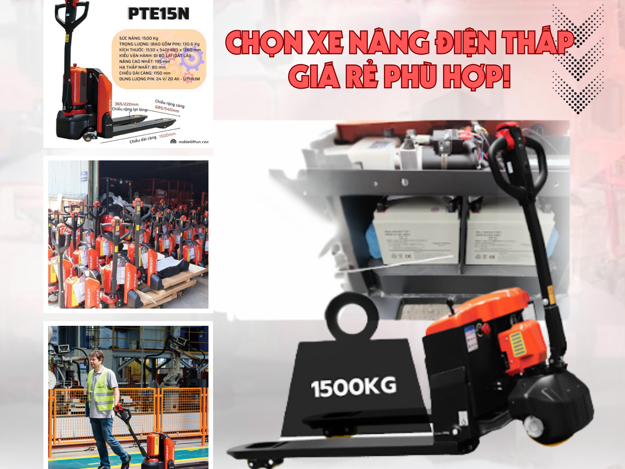Noblelift - Giải pháp xe nâng cho doanh nghiệp nhỏ