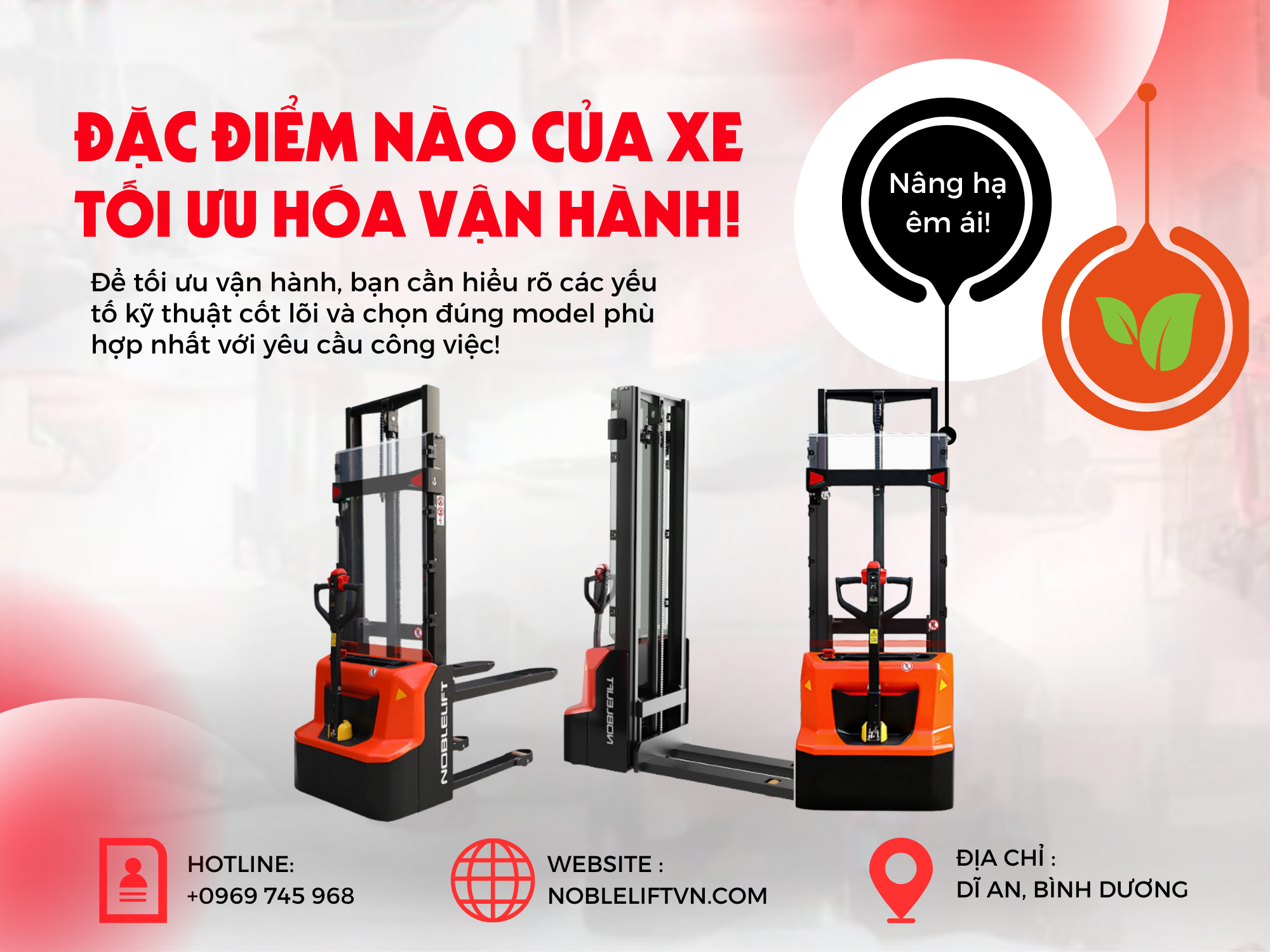 Đặc điểm nào của xe nâng điện đứng lái giúp tối ưu vận hành?