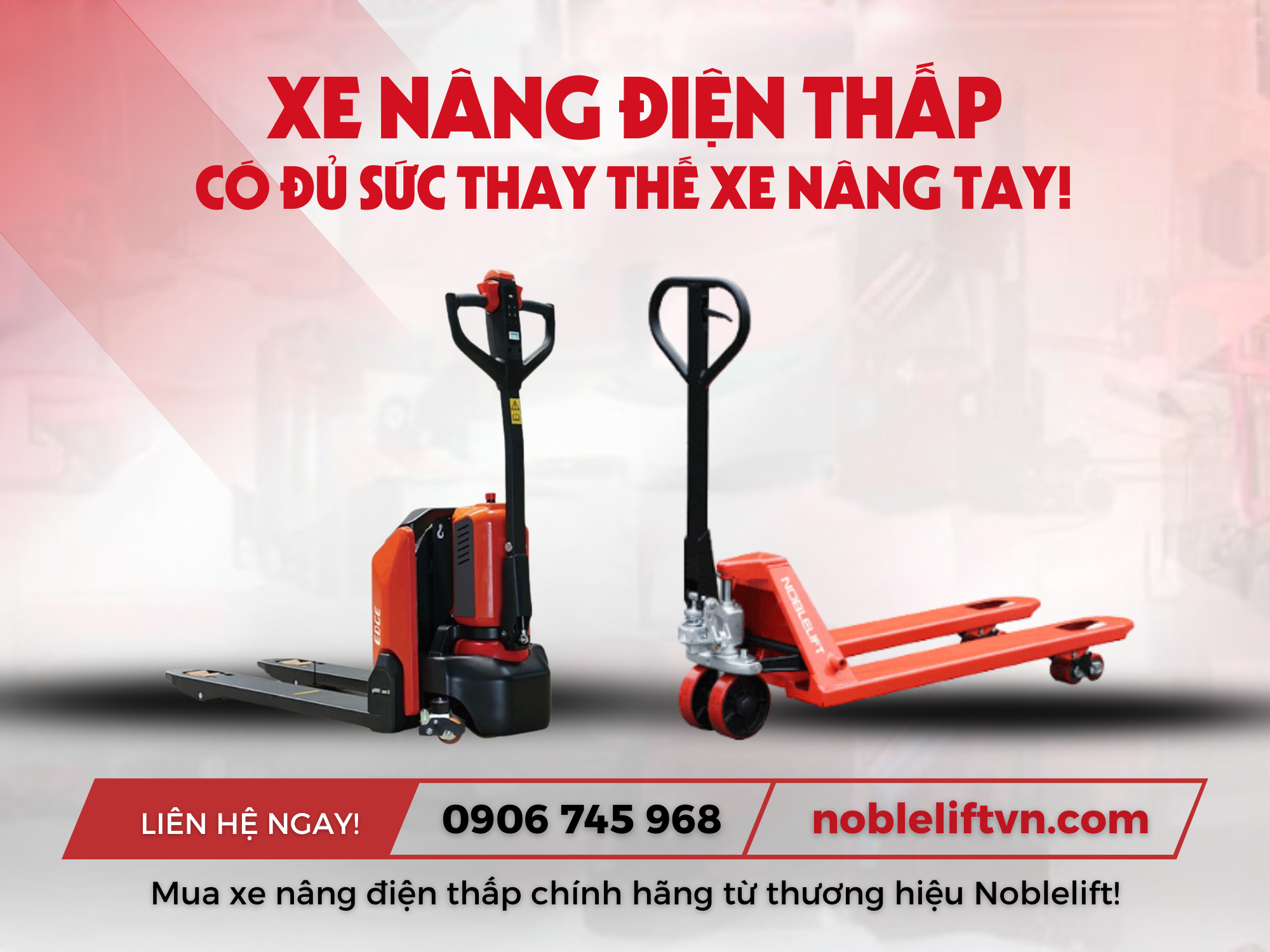 Xe Nâng Điện Thấp Có Đủ Sức Thay Thế Xe Nâng Tay Về Hiệu Suất Vận Hành Không?