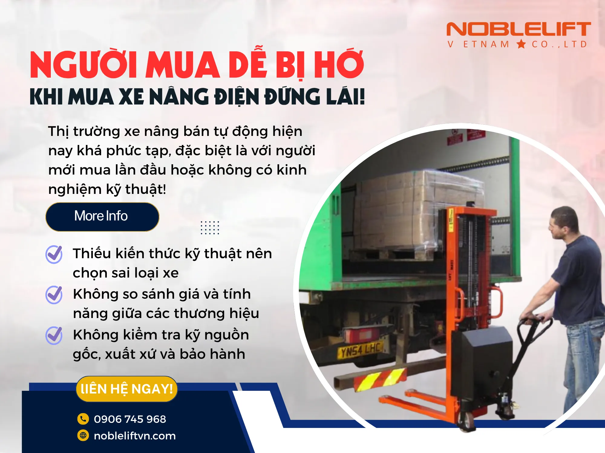 Vì Sao Người Mua Dễ Bị “Hớ” Khi Mua Xe Nâng Bán Tự Động?