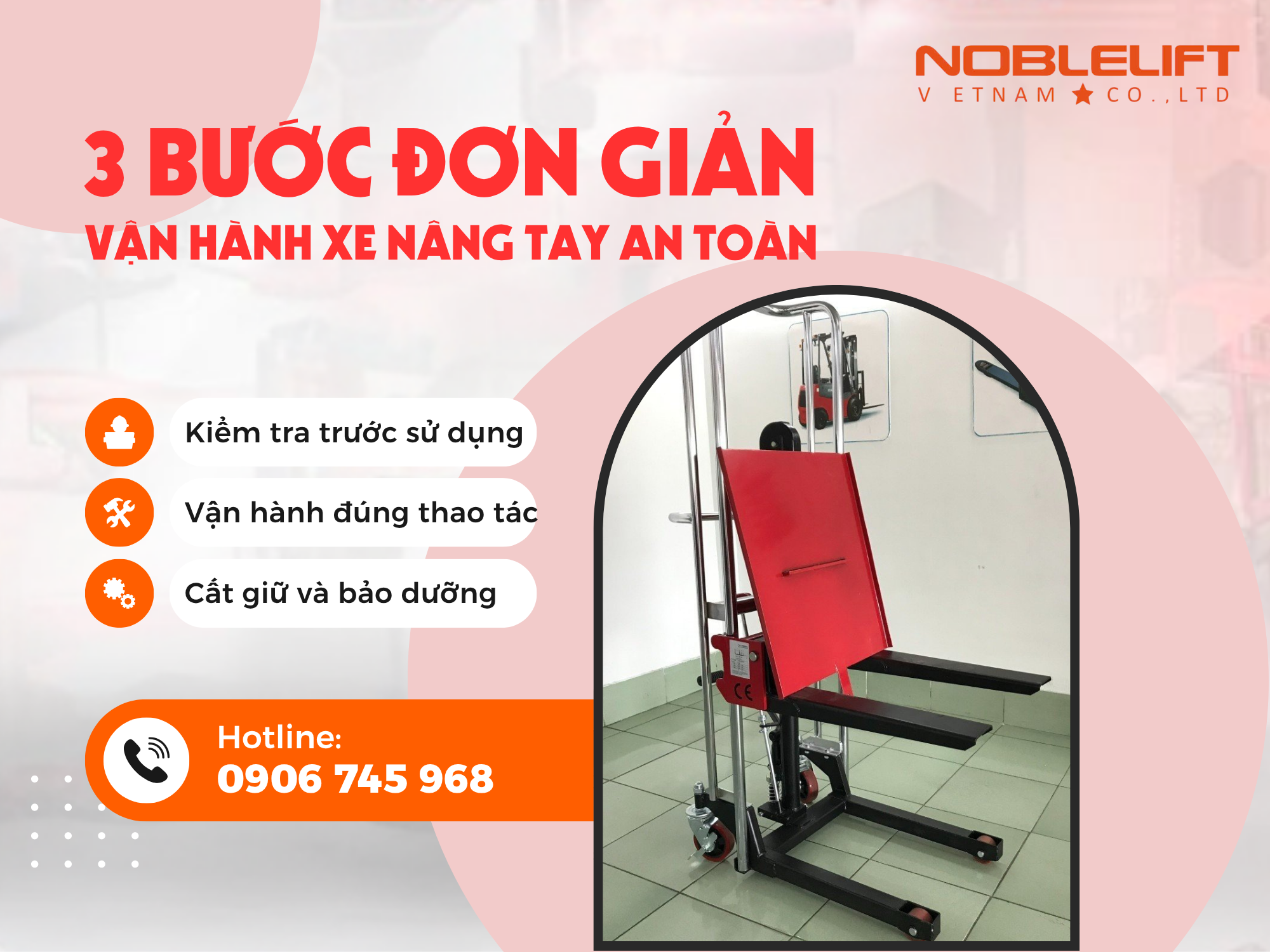 Vì Sao Cần Biết Cách Vận Hành Xe Nâng Tay An Toàn?