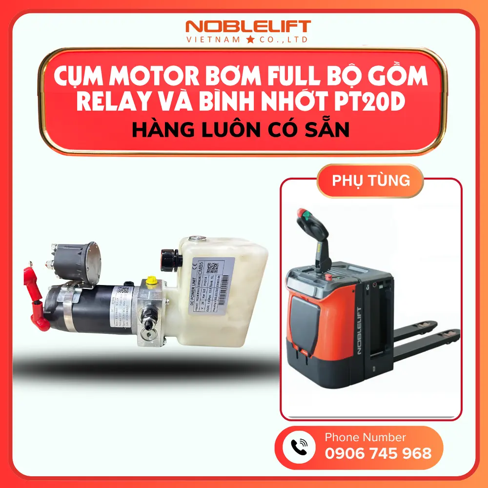 Phụ Tùng Xe Nâng Điện Thấp 2000kg –  2500kg PT20/25N Noblelift