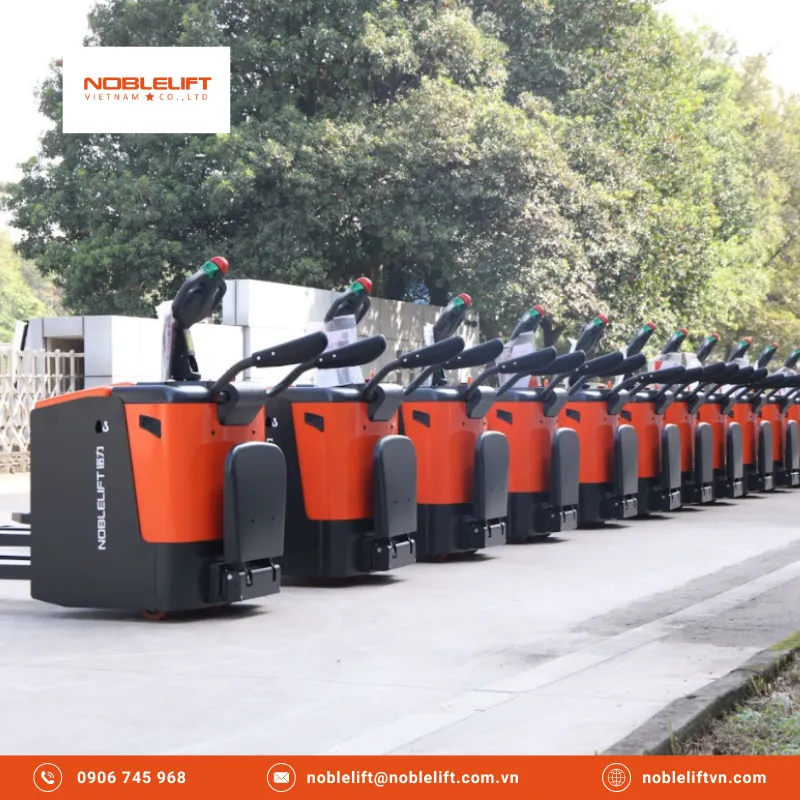 Ứng Dụng Công Nghệ Tiên Tiến Của Xe Nâng Tự Động Có Bệ Đứng Lái Hiện Đại Từ Noblelift