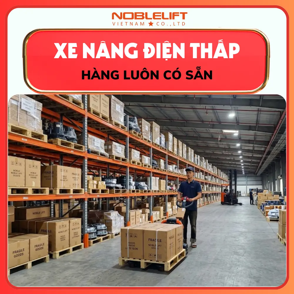 Xe Nâng Điện Thấp 1.5 Tấn PTE15Q2-A Noblelift
