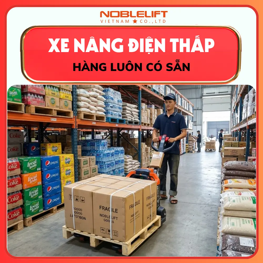 Xe Nâng Điện Thấp 2.0 Tấn PTE20Q2-A Noblelift