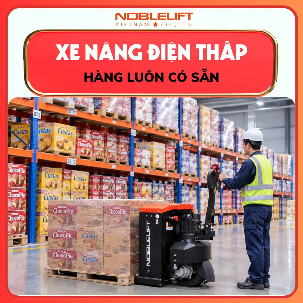 Xe Nâng Điện Thấp 3 Tấn PWC-300P Noblelift