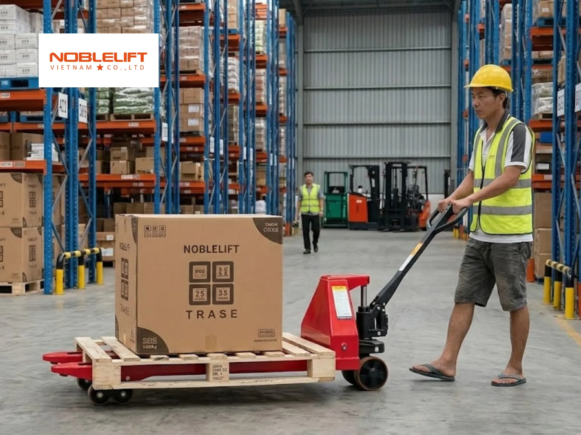 Có đầy đủ chứng chỉ quốc tế trong 4 tiêu chuẩn chọn xe nâng tay đạt chuẩn xuất khẩu