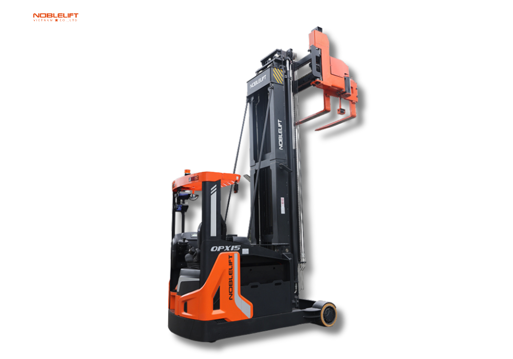 Xe nâng Reach Truck OPX15 (3 chiều không quay đầu xe)