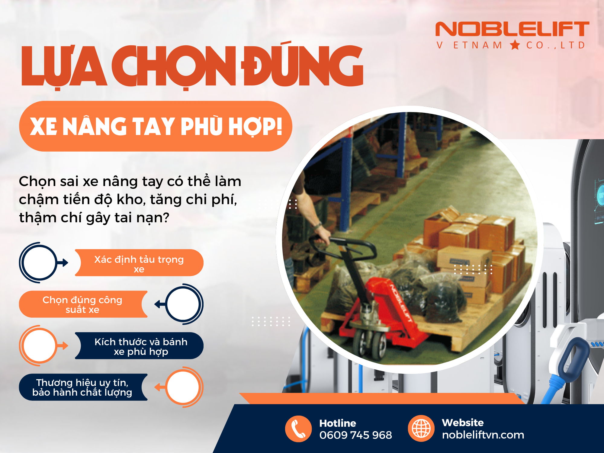 Làm Sao Chọn Đúng Loại Xe Nâng Tay Phù Hợp Tải Trọng Và Chiều Cao Nâng?