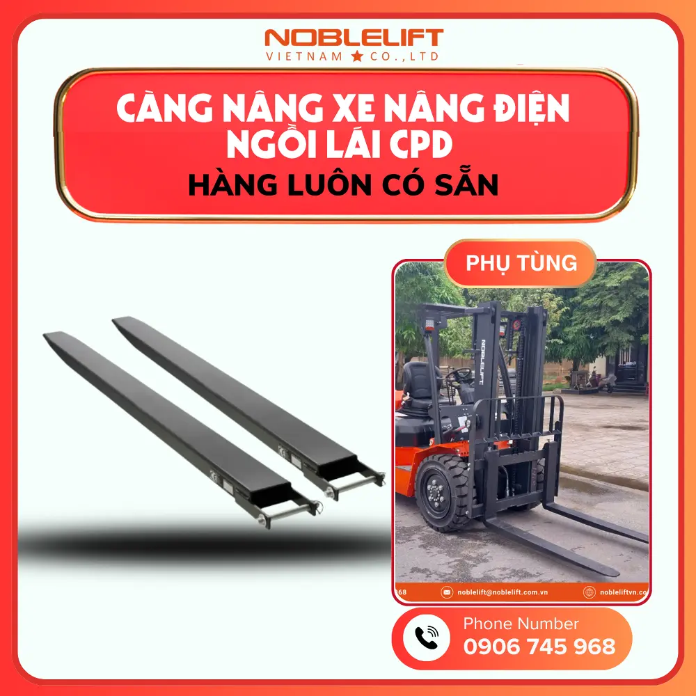 Phụ Tùng Xe Nâng Điện Ngồi Lái 3000kg – 3800kg CPD Noblelift