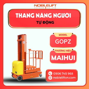 Giới thiệu thang nâng người tự động 2m - 4.5m GOPZ MAIHUI