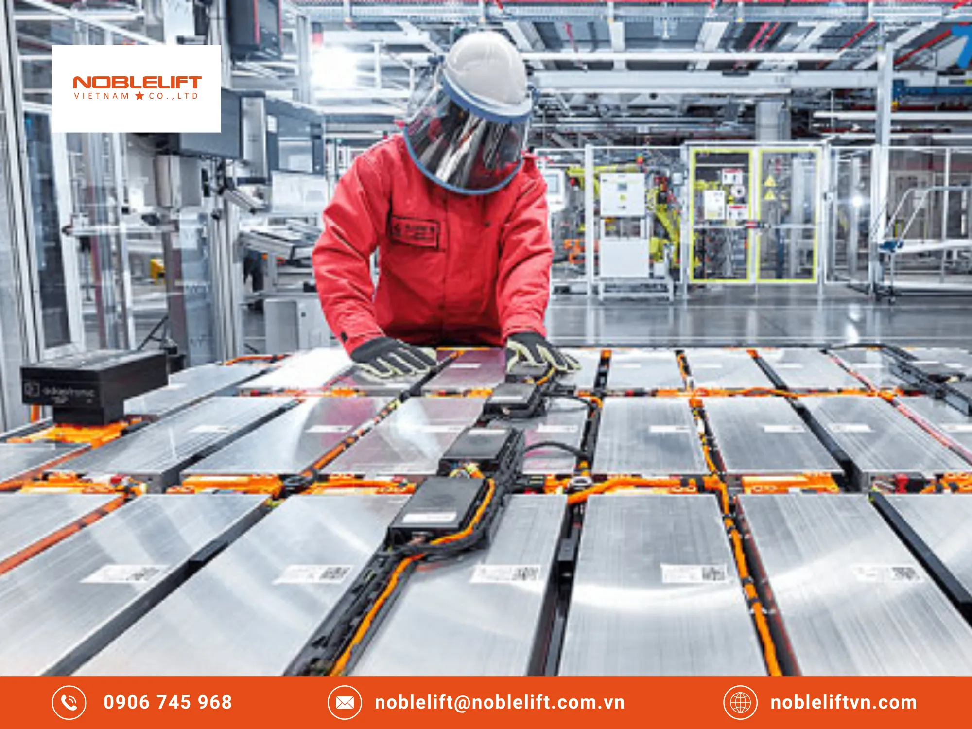 Công Nghệ Lithium Trên Xe Nâng Noblelift Giúp Tối Ưu Độ Bền Và Tuổi Thọ Pin