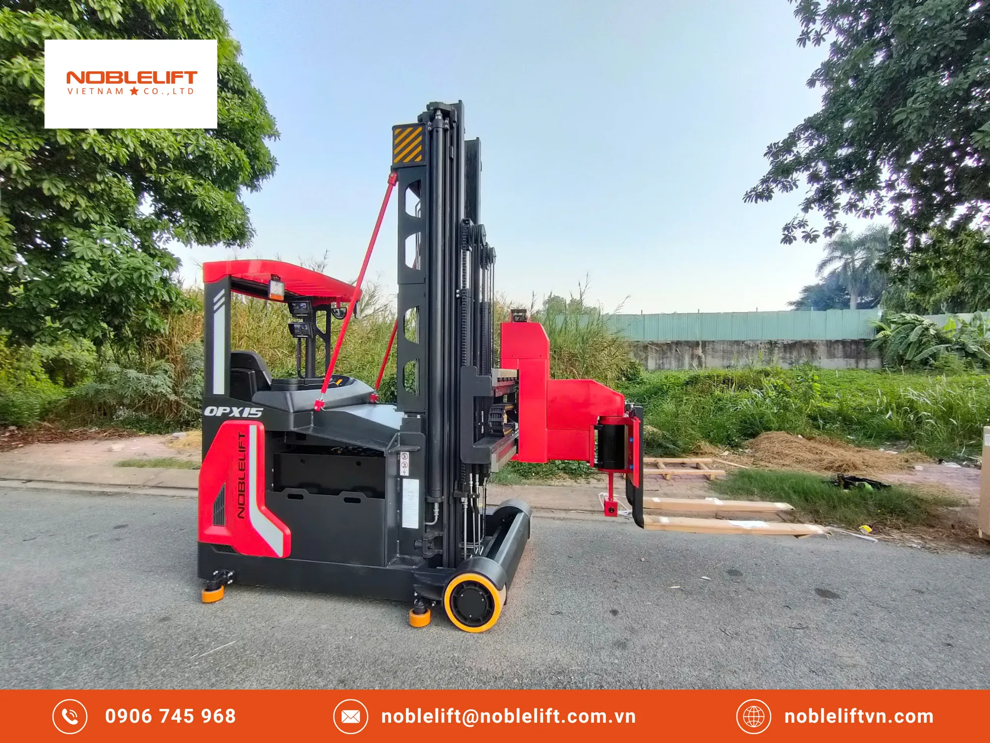 Độ bền và chất lượng là lý do tiếp tục chọn xe nâng Noblelift
