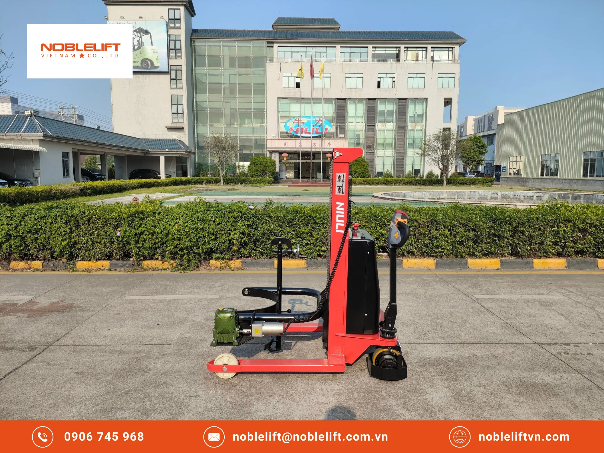 Tính an toàn là lý do tiếp tục chọn xe nâng Noblelift