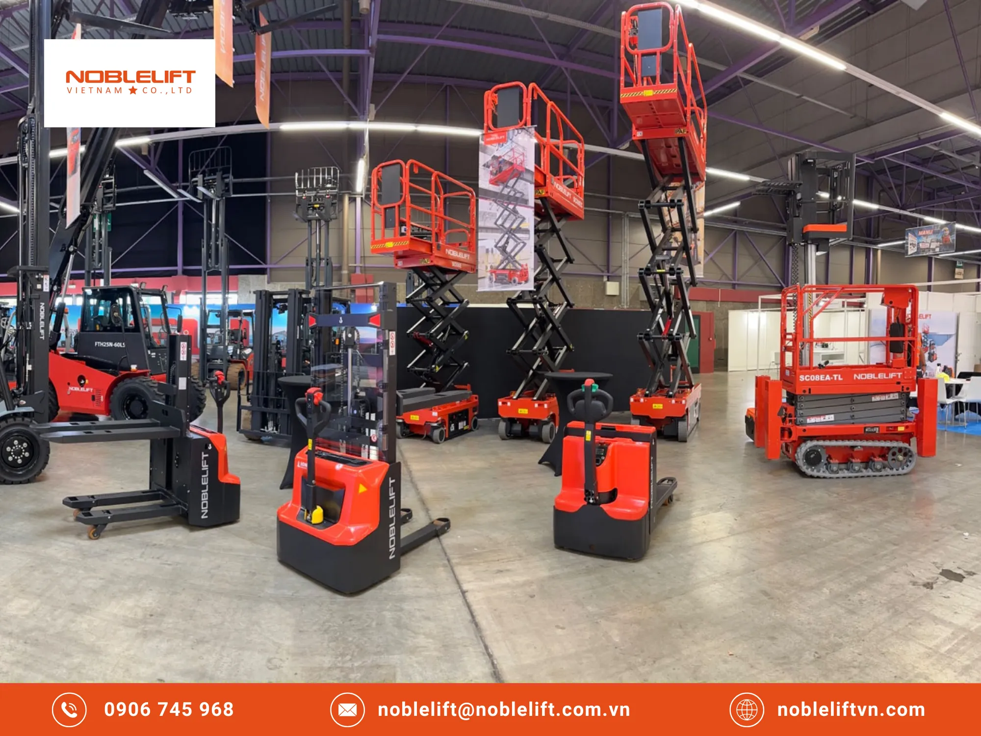 Lợi ích kinh tế và hiệu suất là lý do tiếp tục chọn xe nâng Noblelift
