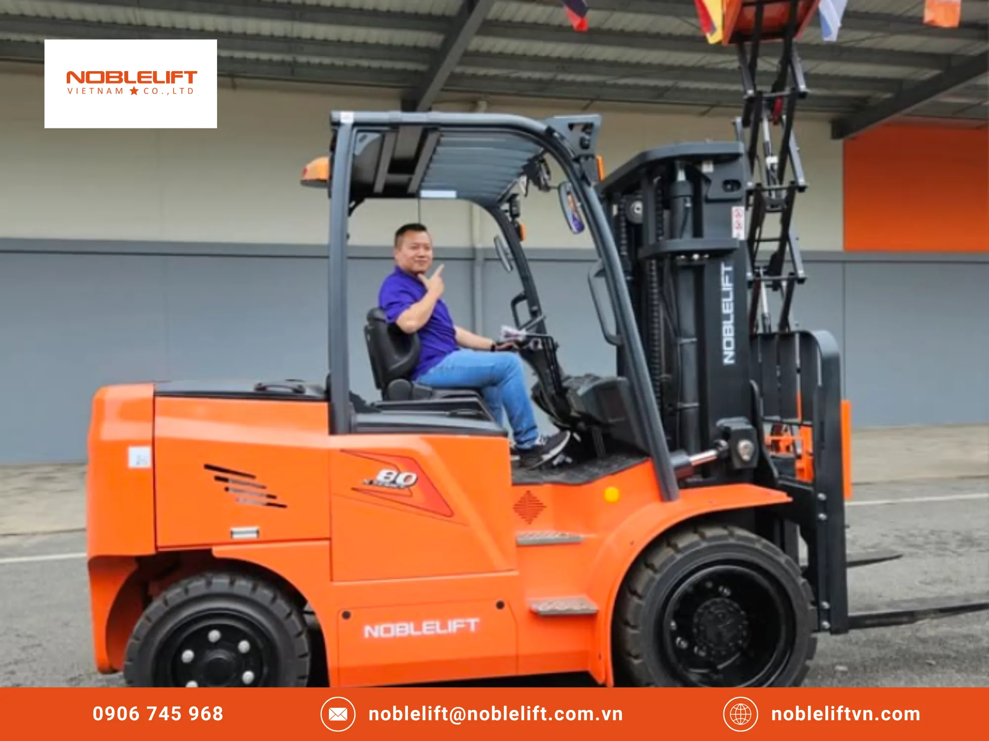 Trải nghiệm thực tế khi Sử Dụng Xe Nâng Noblelift trong môi trường sản xuất