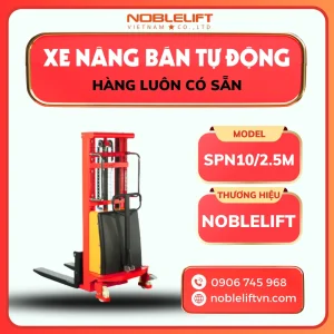 Xe Nâng Bán Tự Động 1000KG SPN10/2.5M Noblelift