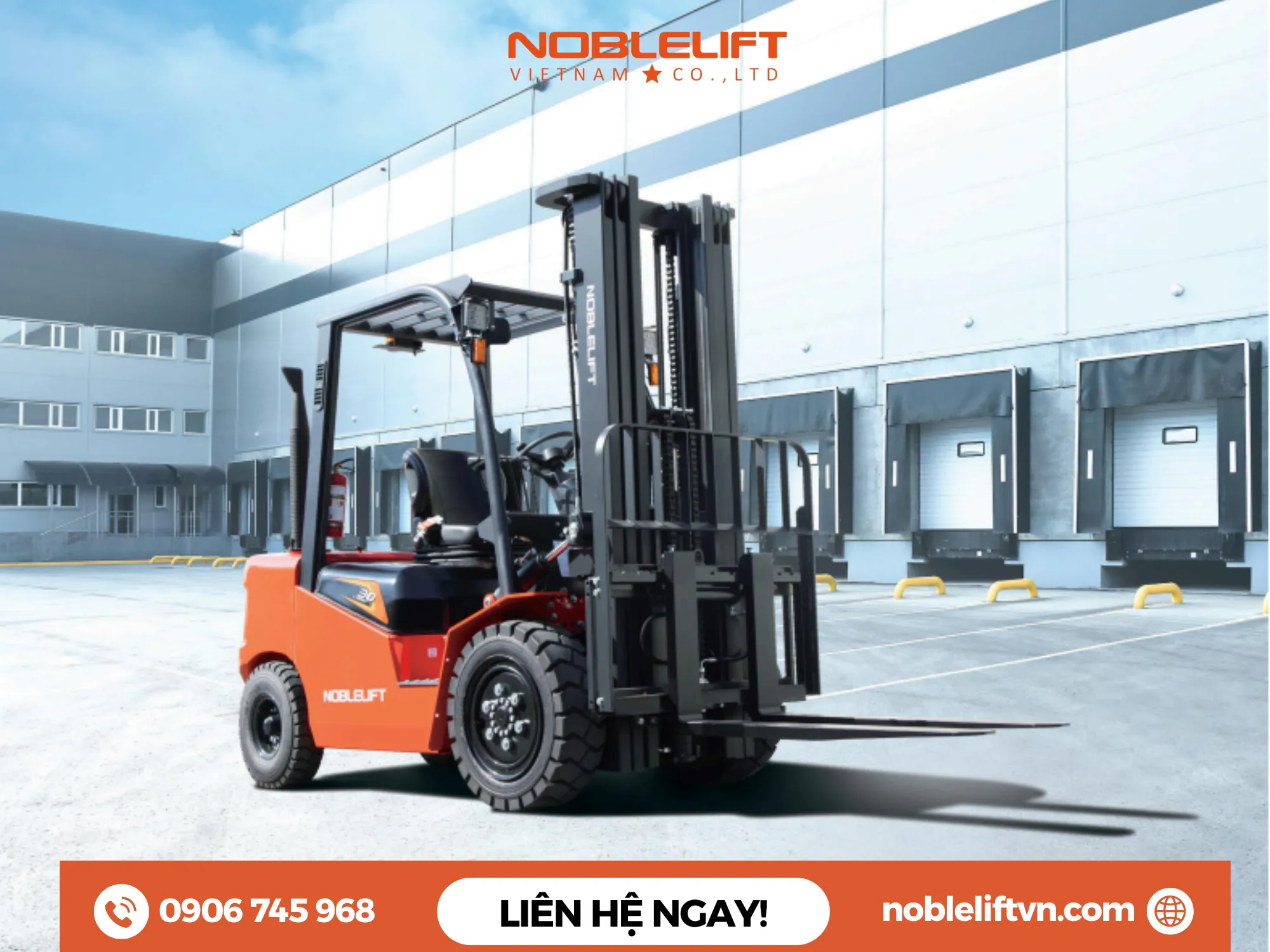 Địa chỉ cung cấp xe nâng dầu ngồi lái CPCD20/25-AS1 Noblelift chính hãng, giá tốt nhất