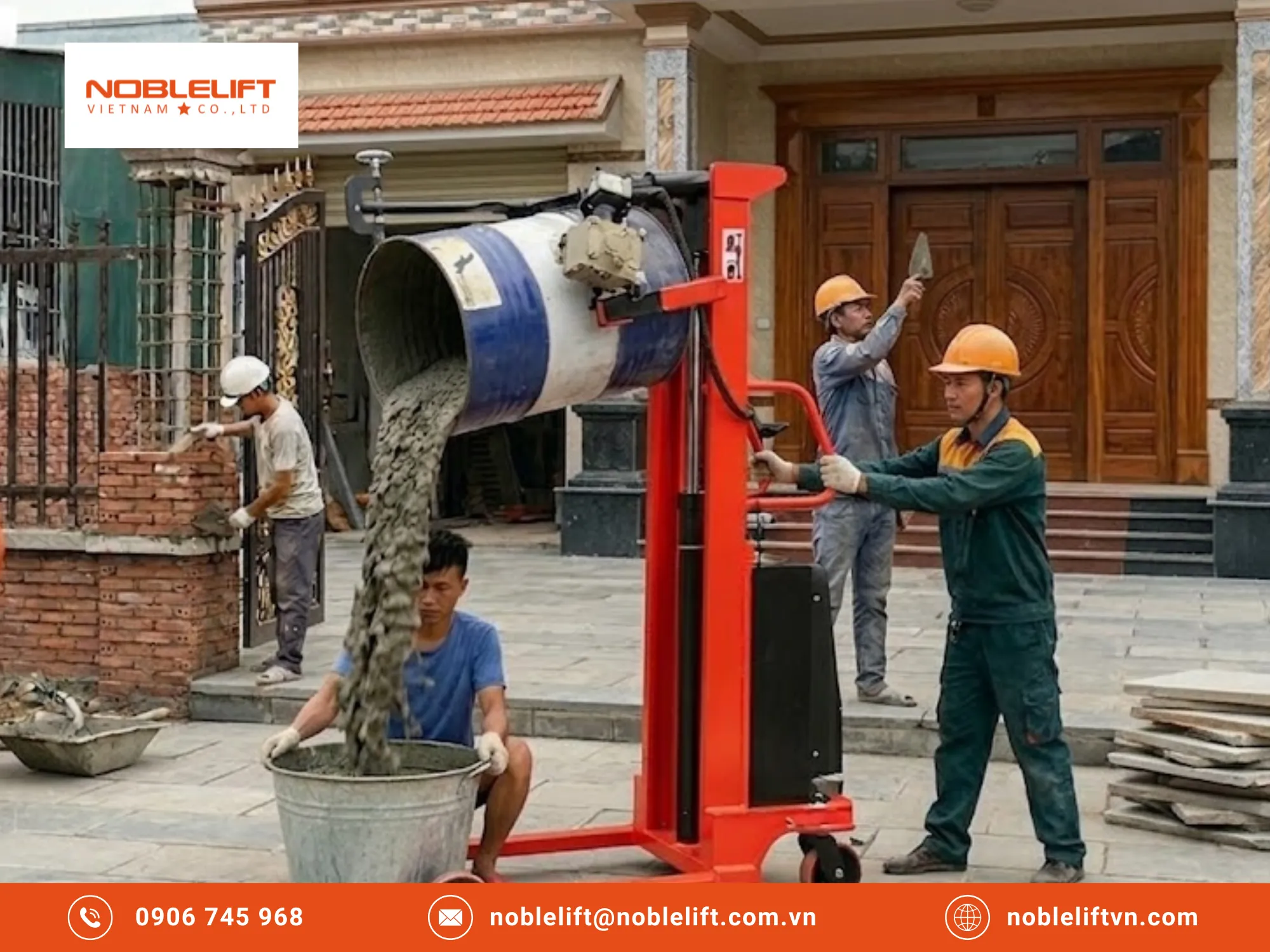 Noblelift Việt Nam – Đối tác tin cậy cho sự an toàn tuyệt đối khi dùng xe nâng đẩy phuy