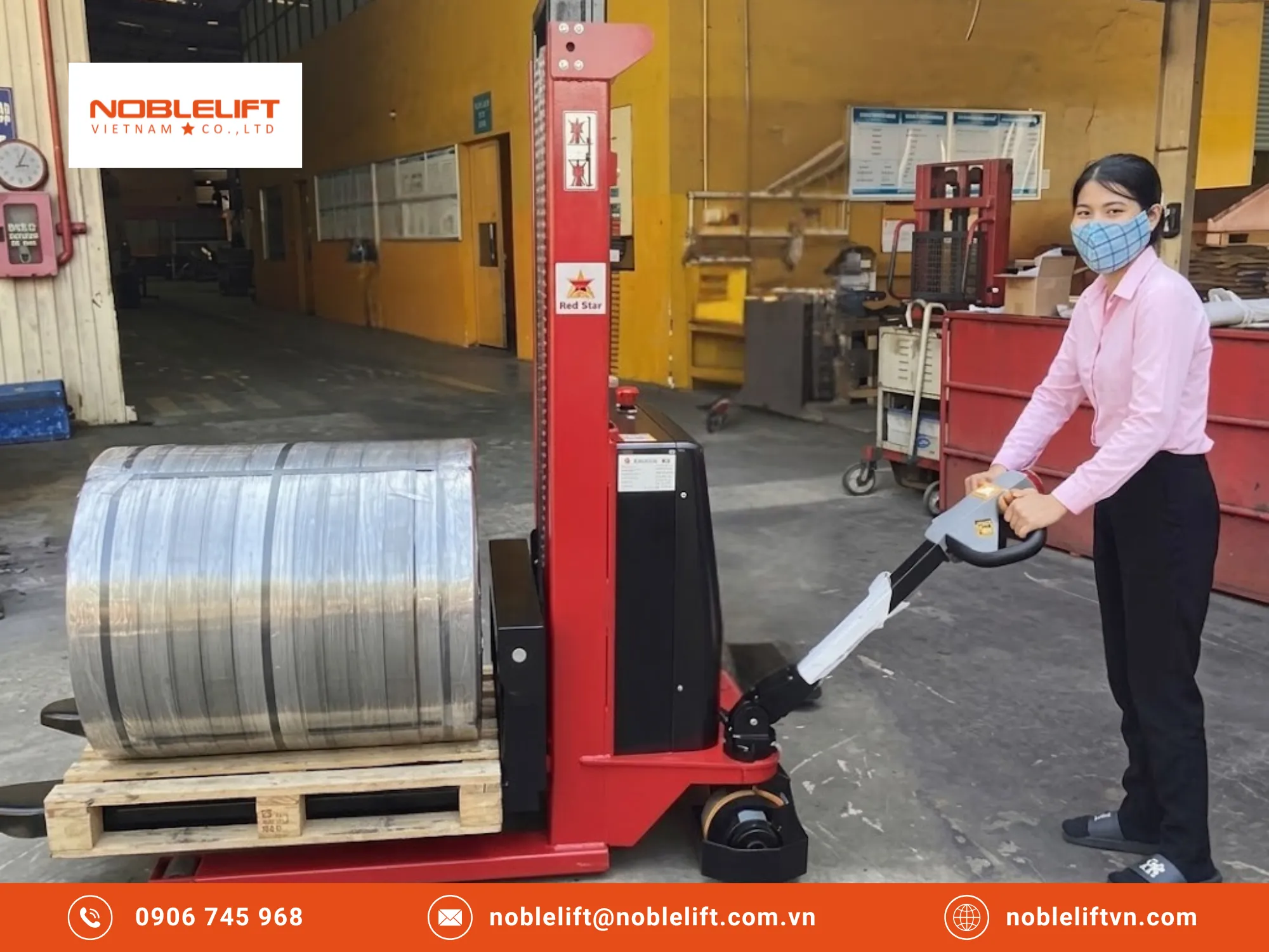Những lưu ý an toàn và vệ sinh trong bảo dưỡng định kỳ xe nâng bán tự động
