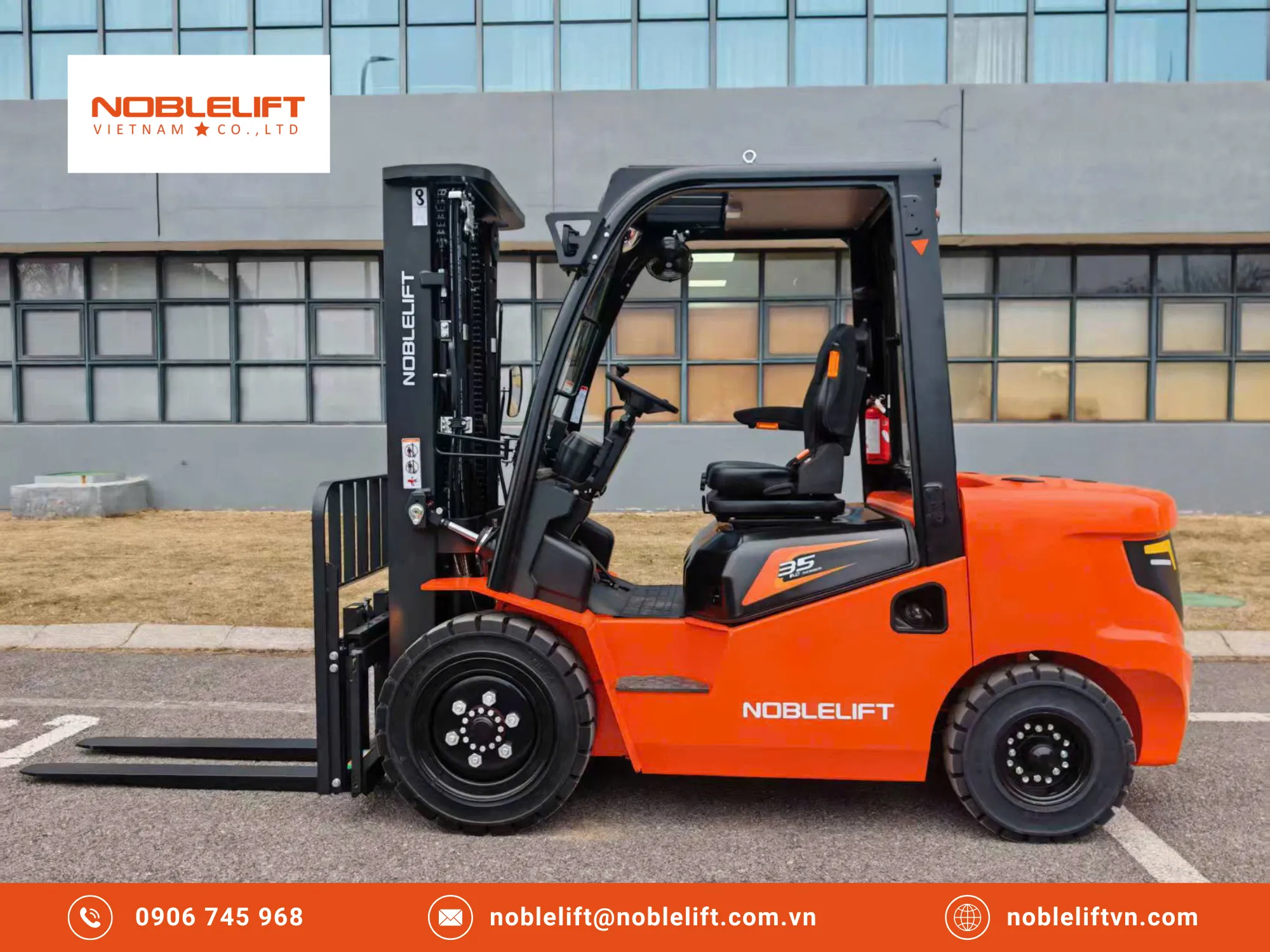 Liên hệ Noblelift Việt Nam – Giải pháp xe nâng uy tín, xuất xứ rõ ràng thay thế dòng xe nâng giá rẻ