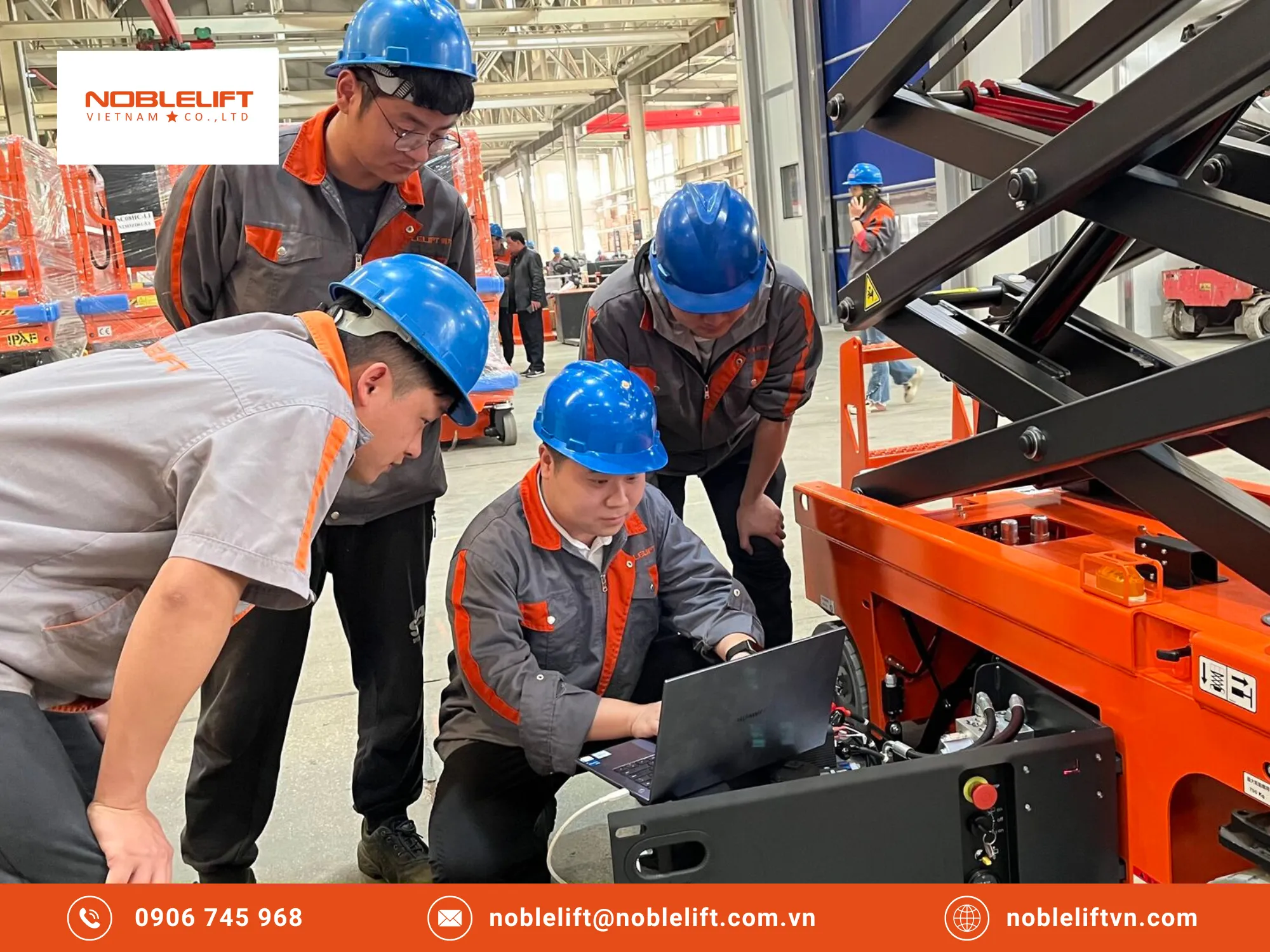 Trải nghiệm ban đầu trong câu chuyện về xe nâng Noblelift