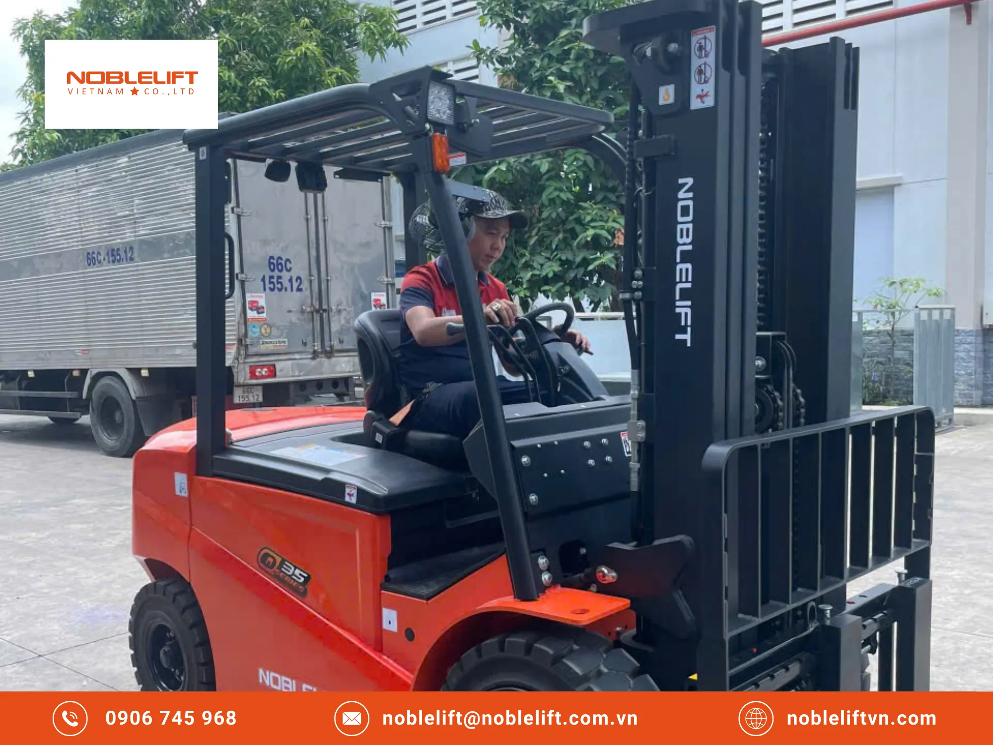 Lợi ích thực tế khiến khách hàng tin dùng trong câu chuyện về xe nâng Noblelift
