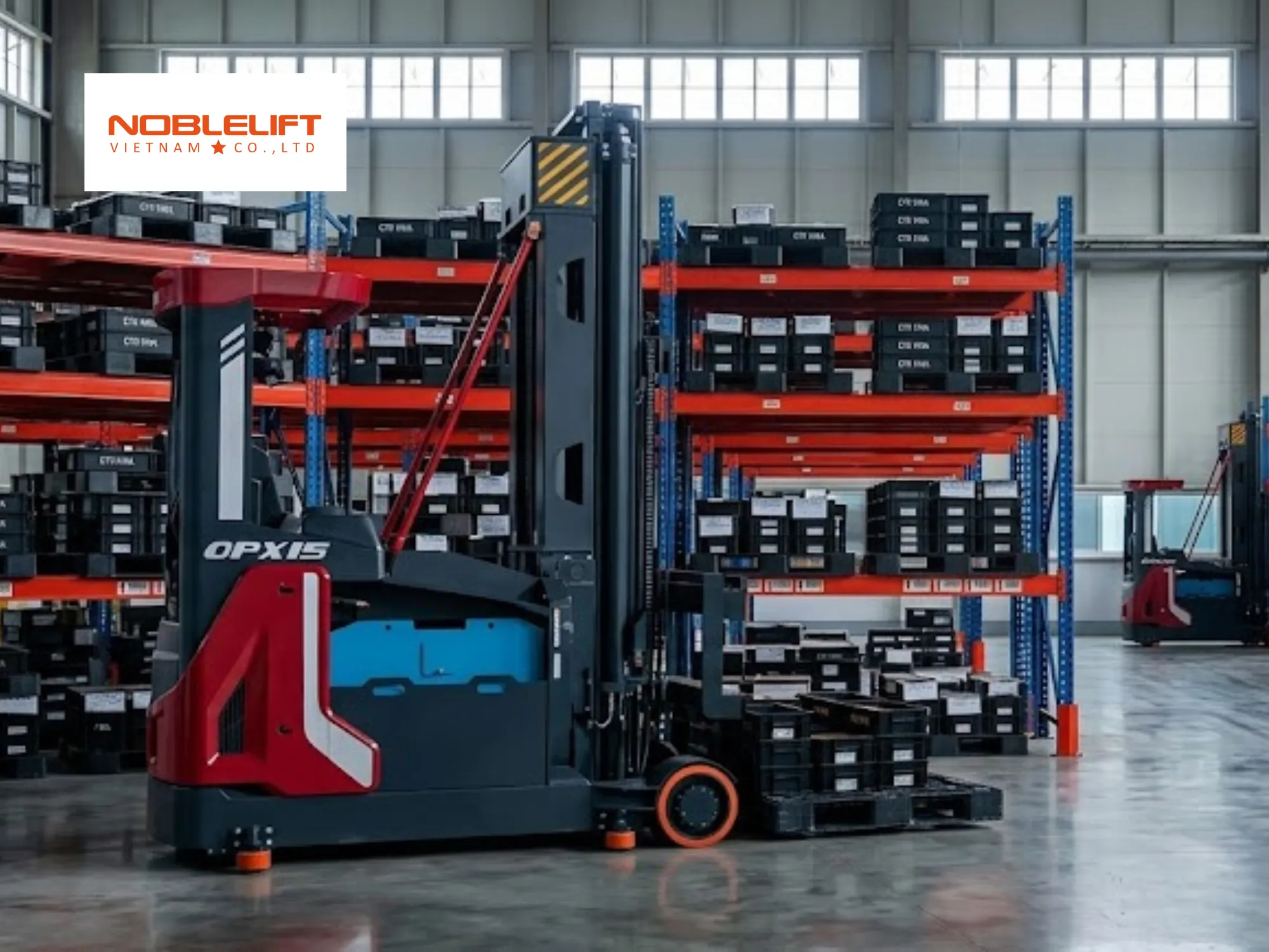 Giải pháp năng lượng xanh là công nghệ mới nhất được tích hợp vào xe nâng