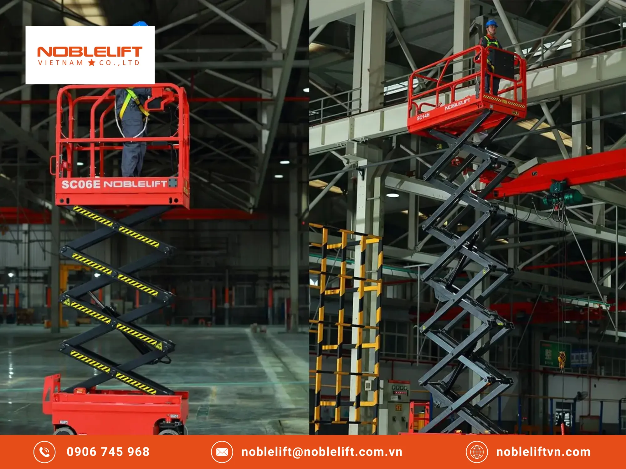 Lợi ích khi mua hàng tại đại lý ủy quyền thang nâng người Noblelift