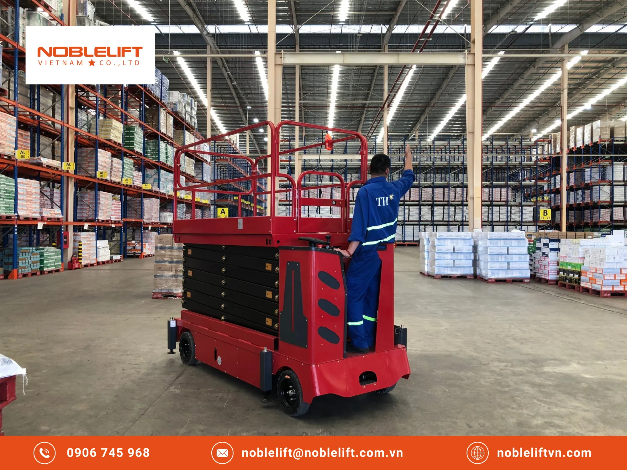 Các dòng sản phẩm chủ đạo tại đại lý ủy quyền thang nâng người Noblelift