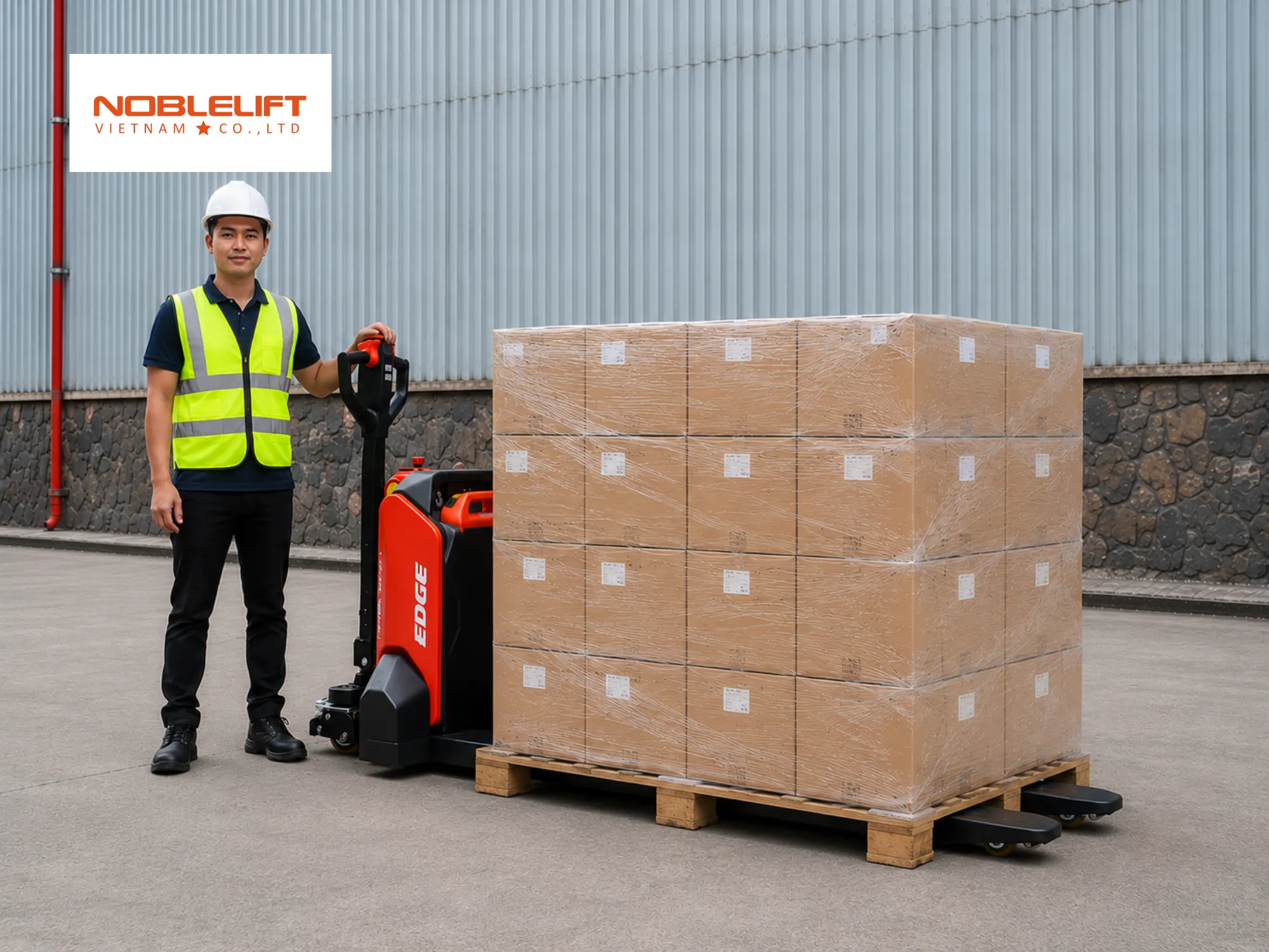 Bí quyết giúp đạt hiệu suất xuất kho nhờ xe nâng điện thấp trong kho hẹp