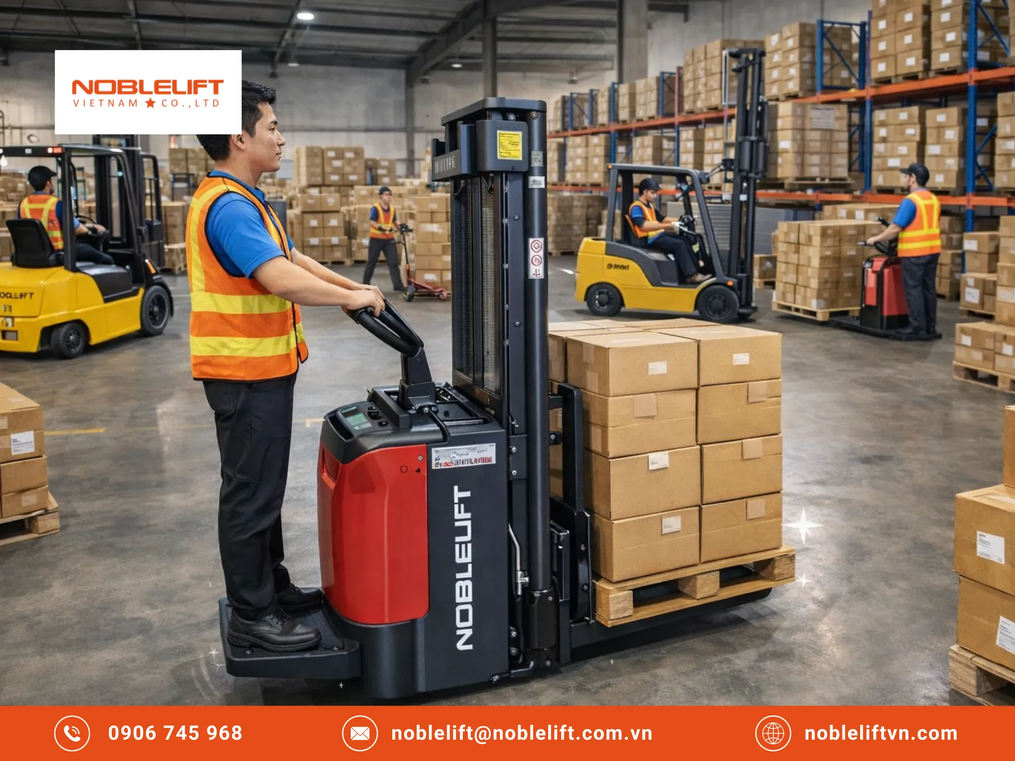 Chuyển đổi sang Pin Lithium để giảm 20% chi phí nhiên liệu cho đội xe nâng hàng