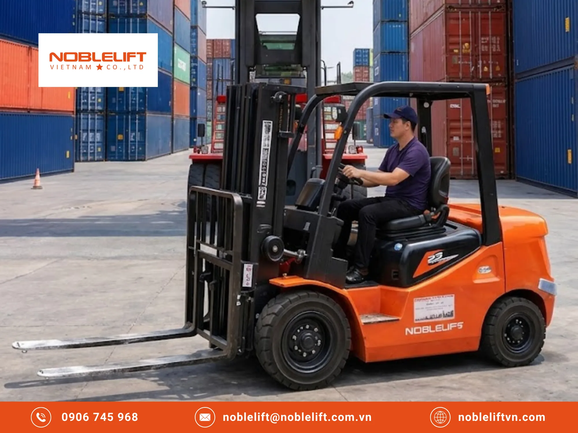 Cách kiểm soát tốc độ của hệ thống cảm biến an toàn trên xe nâng ngồi lái