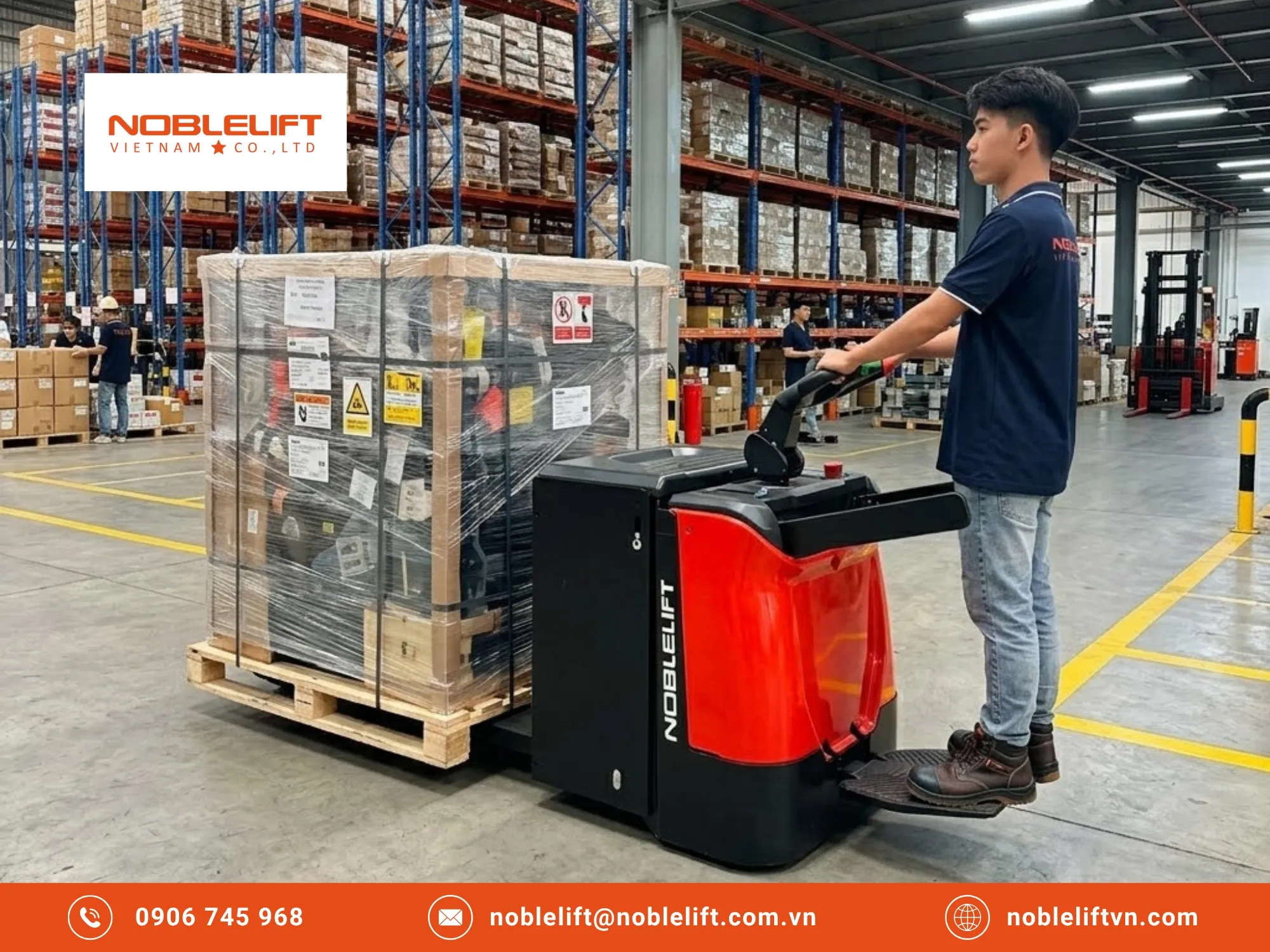 Rà soát đường ống dẫn dầu khi kiểm tra định kỳ hệ thống thủy lực xe nâng điện thấp