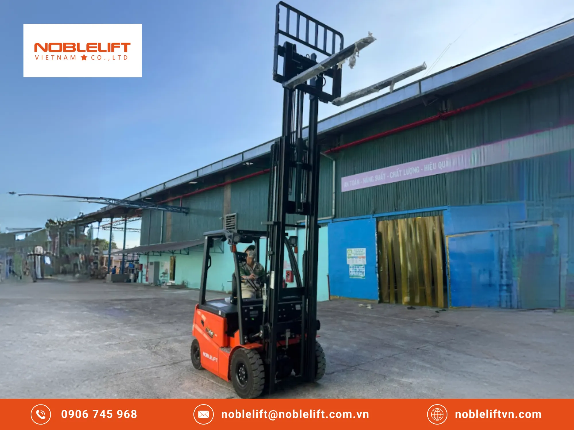 Sự an toàn tuyệt đối từ sức mạnh khủng khiếp của dòng xe nâng điện thế hệ mới