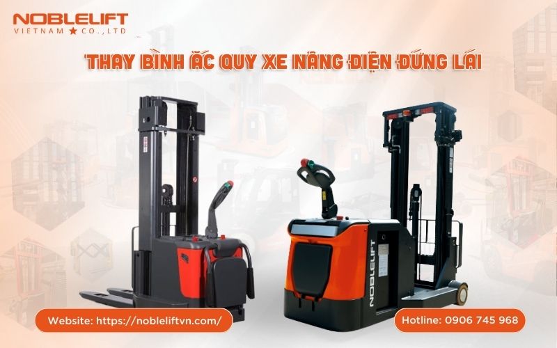Xe nâng điện đứng lái Noblelift Việt Nam
